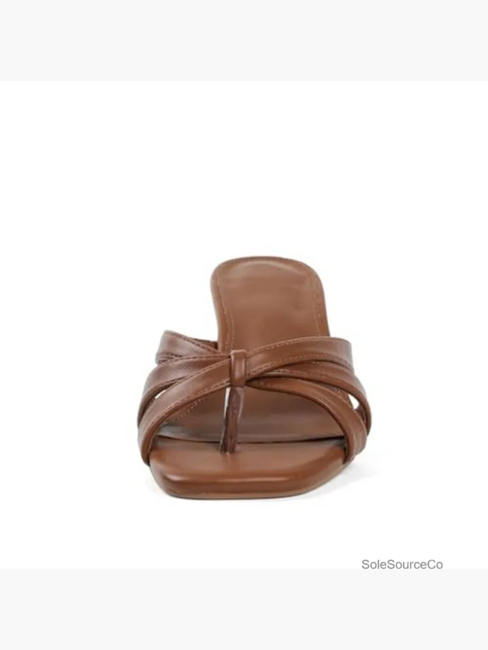 Kitten Heels Open Toe Slip On Mules Slides Dressy Strappy Summer Sandals